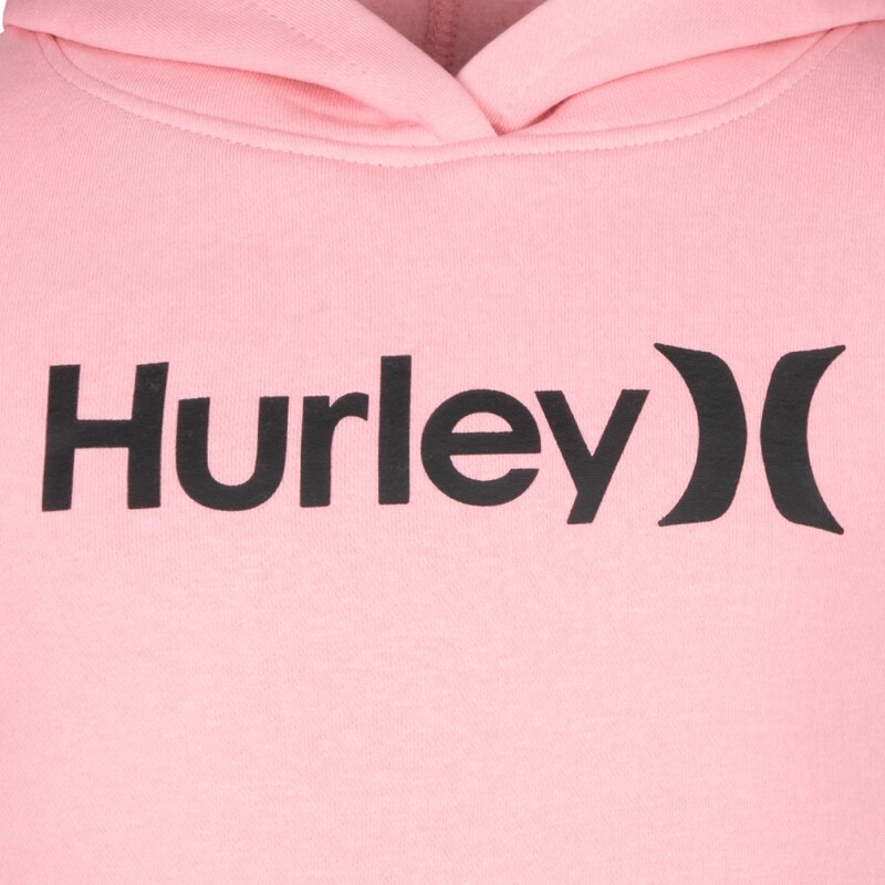 Abrigo Hurley One And Only Fleece Hoodi de Niña Rosado