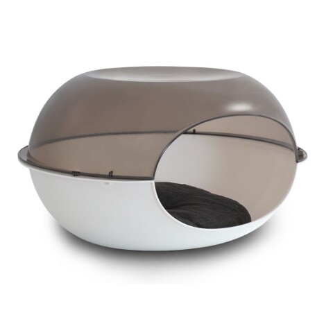 Camita Cerrada P/Gato Con Almohadon Luna Camita Cerrada P/Gato Con Almohadon Luna