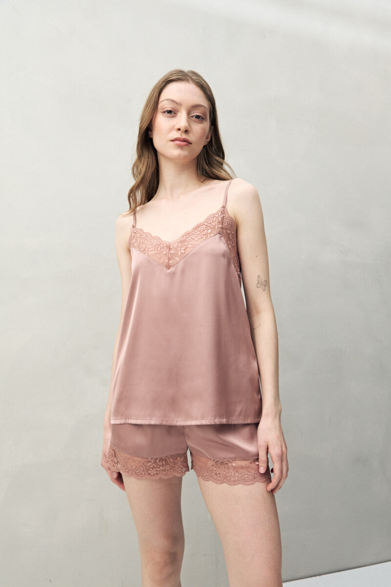 TOP TERESA Rosa Tostado