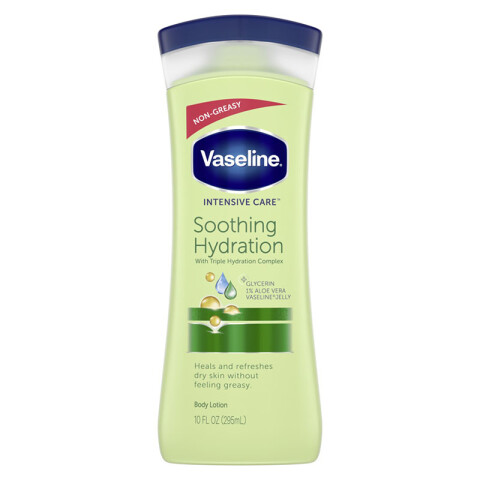 Vaseline crema hidratante para piel seca 298g Soothing Hydration