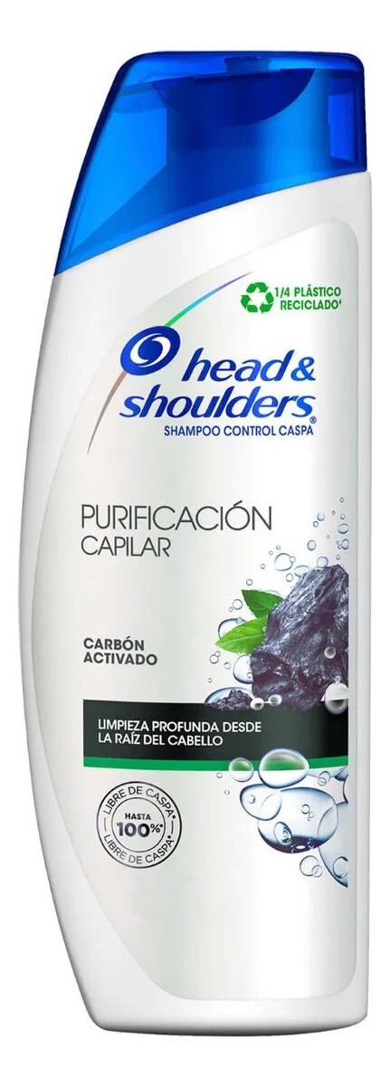 Shampoo Head & Shoulders Carbón Activado Purificación Capilar 375 ml 