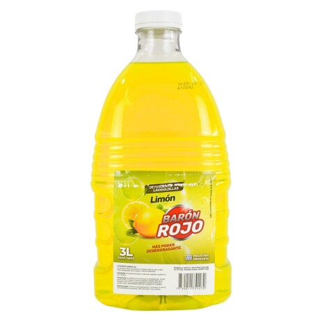 Detergente Lavavajilla Baron Rojo 3L limon Detergente Lavavajilla Baron Rojo 3L limon