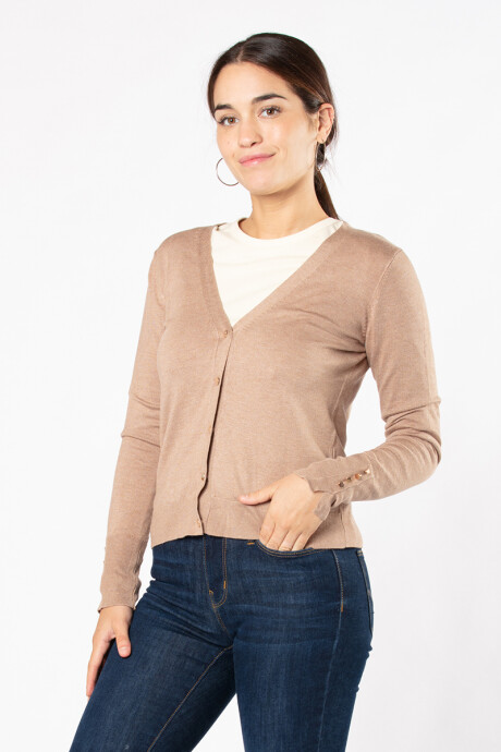 CARDIGAN TALMICA REV Beige