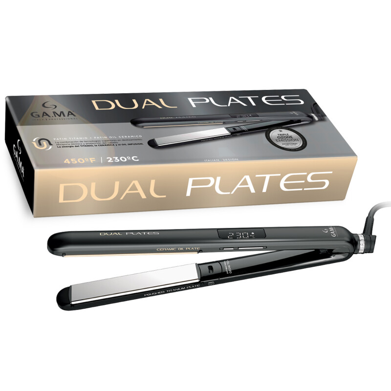 Planchita Gama Dual Plates CP14 Ozono con Pantalla LCD Planchita Gama Dual Plates CP14 Ozono con Pantalla LCD