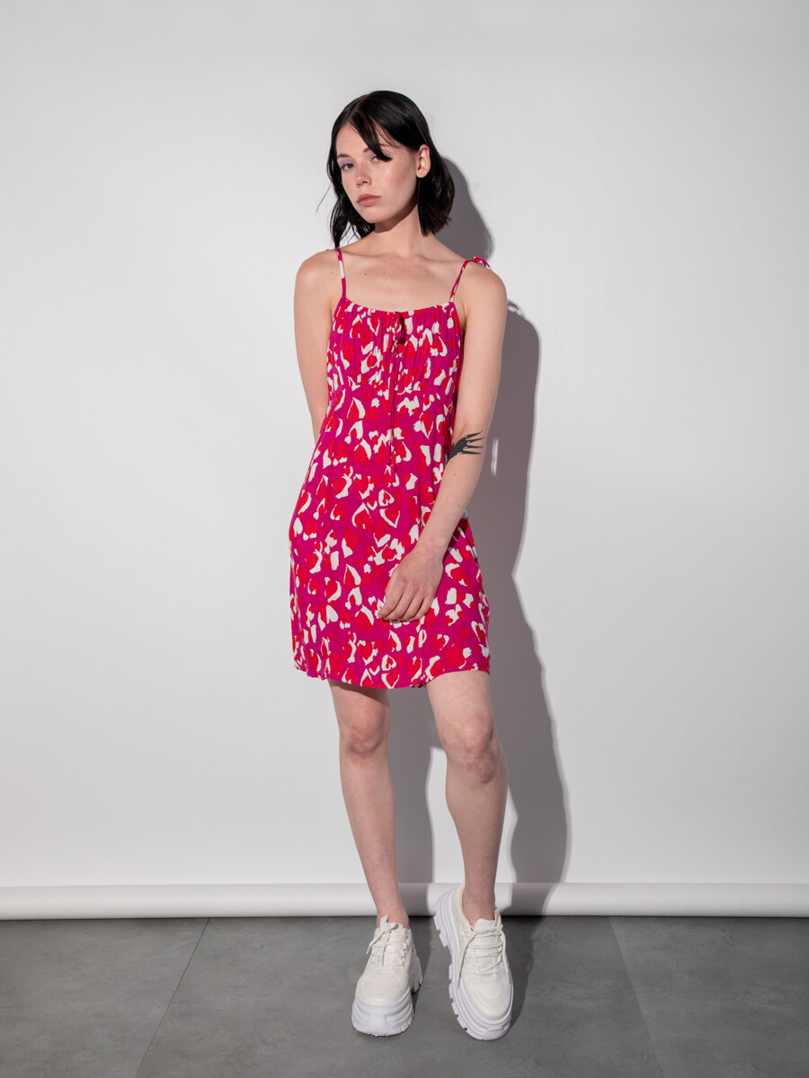 VESTIDO MADEIRO Fuxia