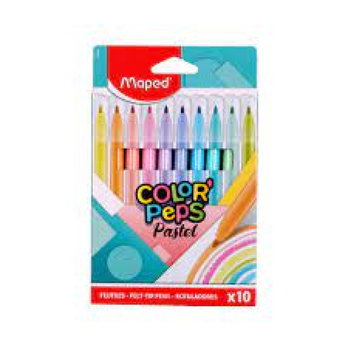 Marcadores Maped Color Peps Pastel x10 