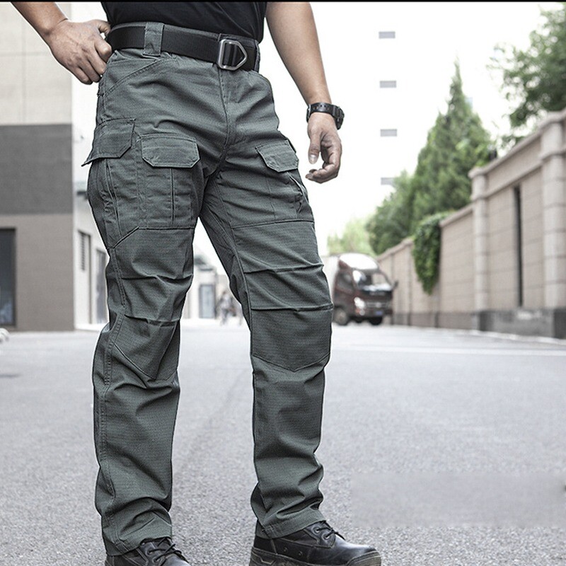 Pantalón Tácticos Anti Desgarro Reforzado Impermeable verde