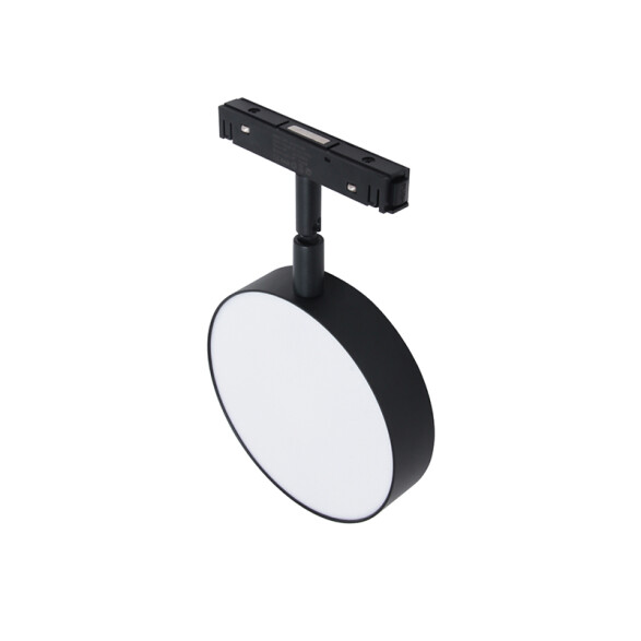 Spot led para riel magnético negro 9w 840 Lm cálido IX4358