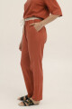 PANTALON LINO EVA BRICK