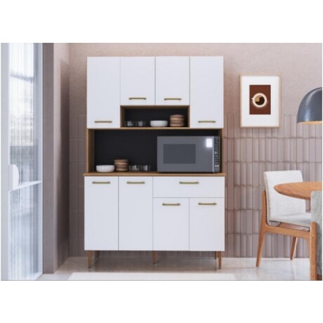 KIT COCINA ARTECAS 8 PUERTAS 1 CAJON NOGAL/BLANCO KIT COCINA ARTECAS 8 PUERTAS 1 CAJON NOGAL/BLANCO