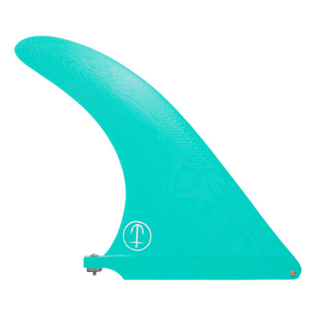 Quilla Captain Fin Raked 9.5" SINGLE FIN - Teal Quilla Captain Fin Raked 9.5" SINGLE FIN - Teal