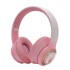 Auriculares Bluetooth Inalambricos Infantiles Rgb Conejo Mic Variante Color Rosa