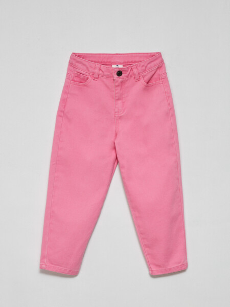 Pantalón de jean slouchy Fucsia