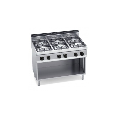 Anafe de 6 Fuegos con Base a Gas/Supergas 1 Anafe de 6 Fuegos con Base a Gas/Supergas 1