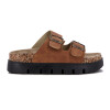 Sandalias Mujer Darkness Plataforma Y Hebillas Marron