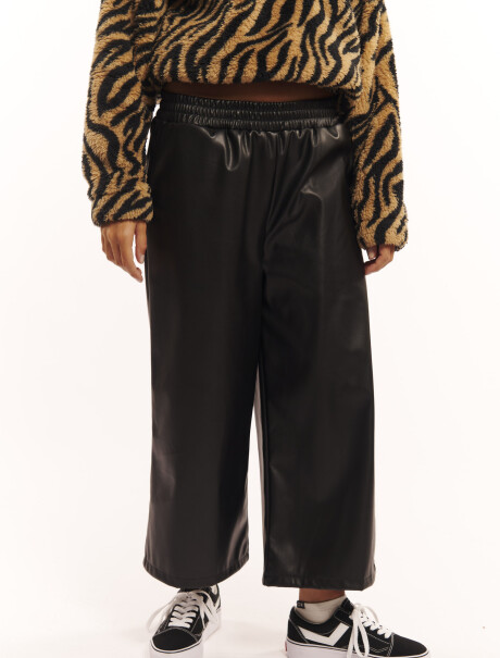 Pantalon DK cropped pu Pantalon DK cropped pu