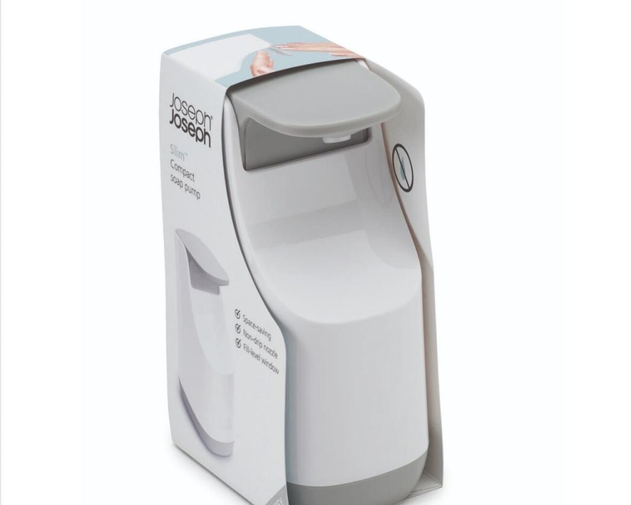 Dispensador de Jabón Líquido 350 ml Slim™ - Joseph Joseph Dispensador de Jabón Líquido 350 ml Slim™ - Joseph Joseph
