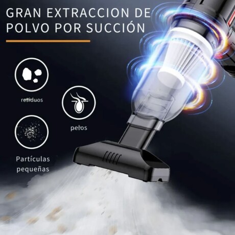 Aspiradora Inalámbrica Goldtech de Auto con Soplador Negro