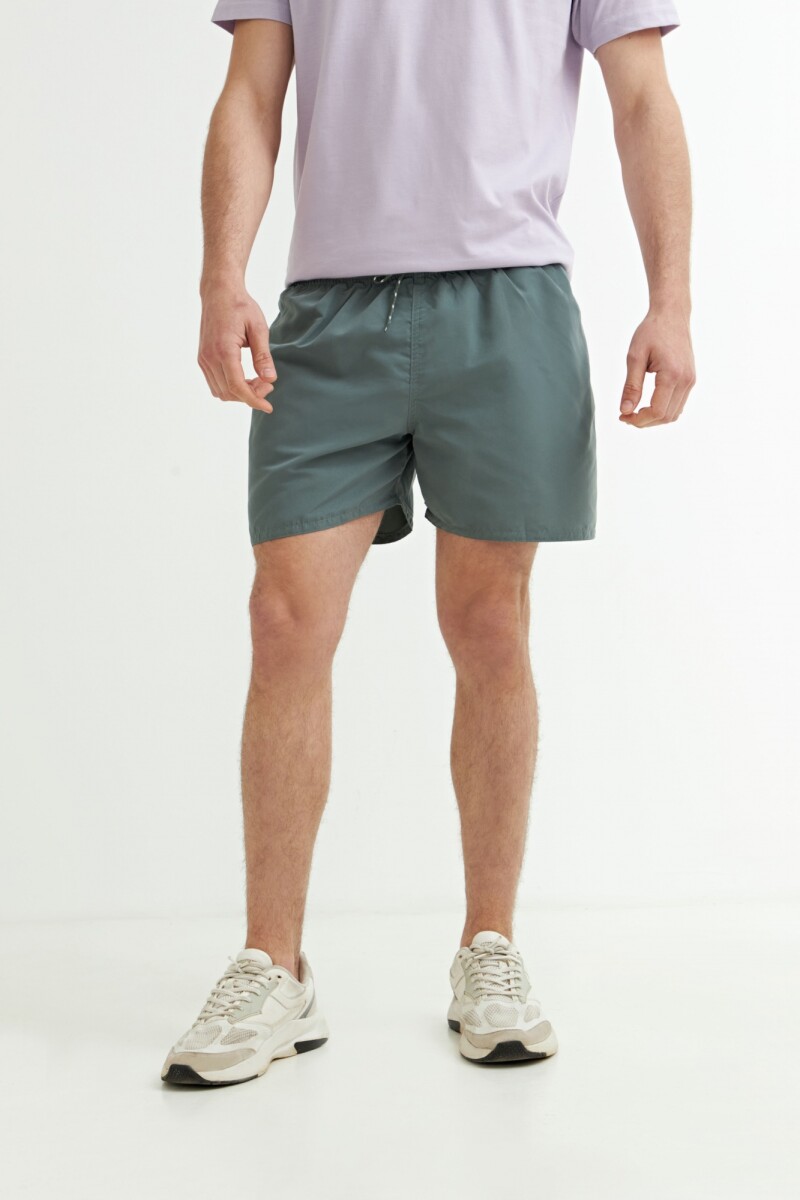 Short de baño VERDE OSCURO