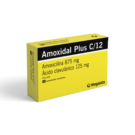 Amoxidal Plus C12 14 Comprimidos Amoxidal Plus C12 14 Comprimidos