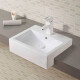 BACHA DE SEMI ENCASTRE 54X45X17 EMPOTRAR BLANCO BRONCE 000