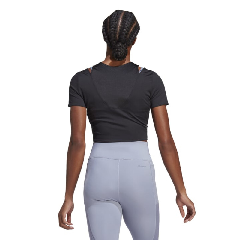 Remera Adidas Hiit Aeroready de Mujer - HN5538 Negro