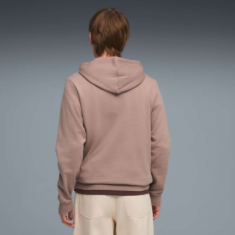 Campera Ess Small N°1 Logo Centered Hoodie Felpa de Hombre Crema