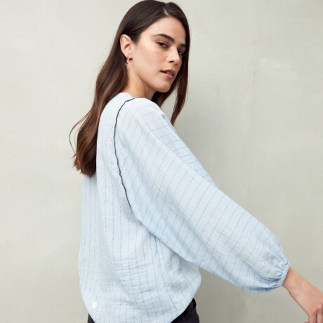 CAMISA LISANA Celeste