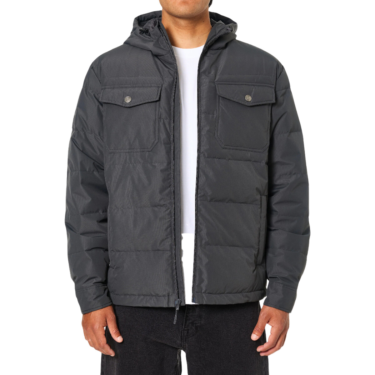 Campera Katin Otg Summit Hooded Down - Negro 