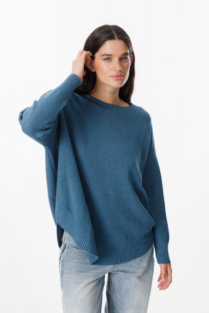 Sweater Loom Azul