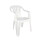 Silla MOR PlÃ¡stica Bela Vista con Apoya Brazo Blanca