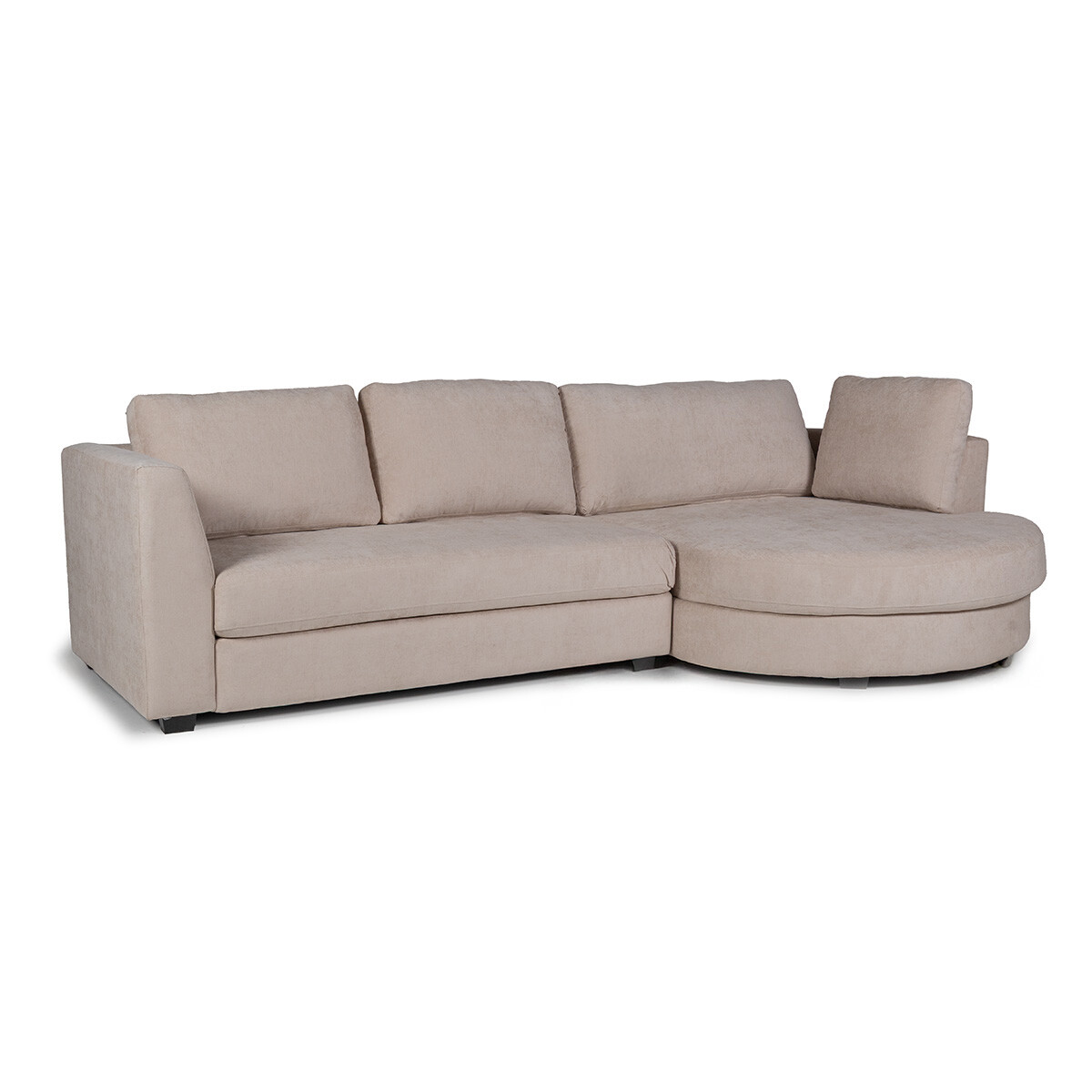 Rinconera Lotus - Tela Microfibra - Chaise Derecho - 12072 (Beige) 