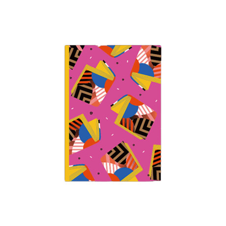 Cuaderno de 40 hojas con renglones de 18,2 x 25,4 cm Fucsia