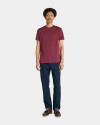 Polo Oyster River Manga Corta Slim Fit Hombre Burgundy