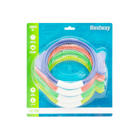 Pack de 4 Pescados Sumergibles Bestway + 3 Años U