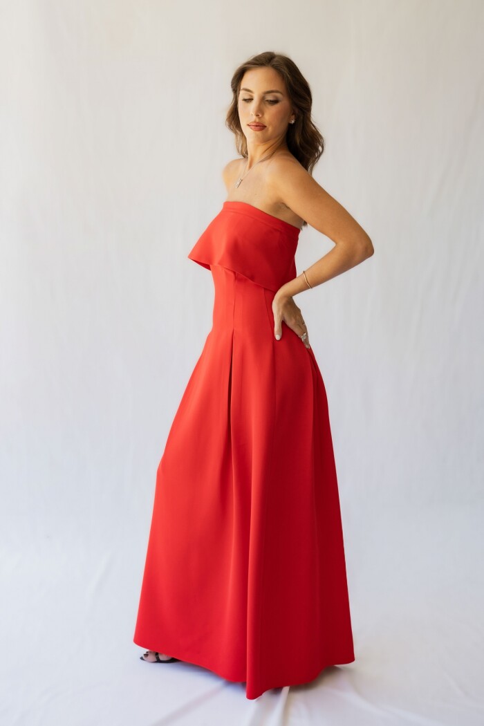 VESTIDO JULIA MAXI ROUGE VESTIDO JULIA MAXI ROUGE