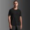 Polo Training Motion Cotton Flex Tee Hombre Black/black