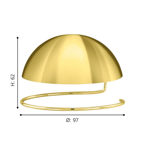 Accesorio antideslumbrante cobre p/lámp. globo G95 EG6006