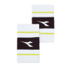 Diadora WRISTBANDS WIDE LOGO Blanco-Negro