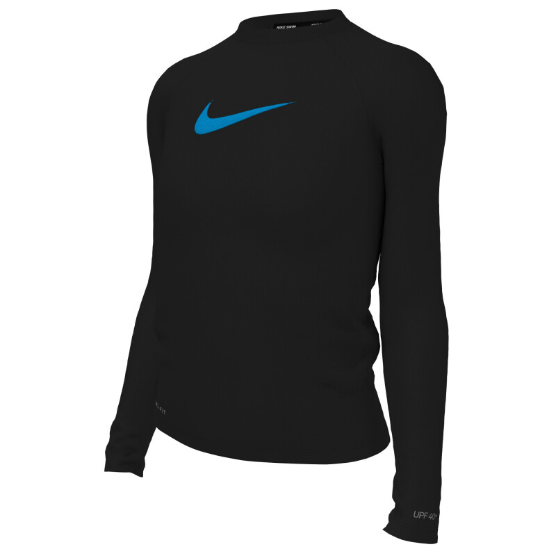 Camiseta Long Sleeve Hydrogua de Niña Negro