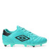 Championes de Fútbol 11 Infantiles Umbro Touch HG Verde Agua - Negro