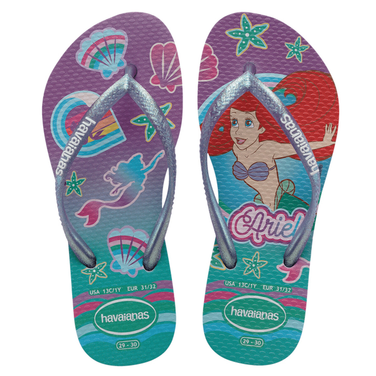 Sandalias Infantiles Havaianas Kids Slim Princes - Lila 