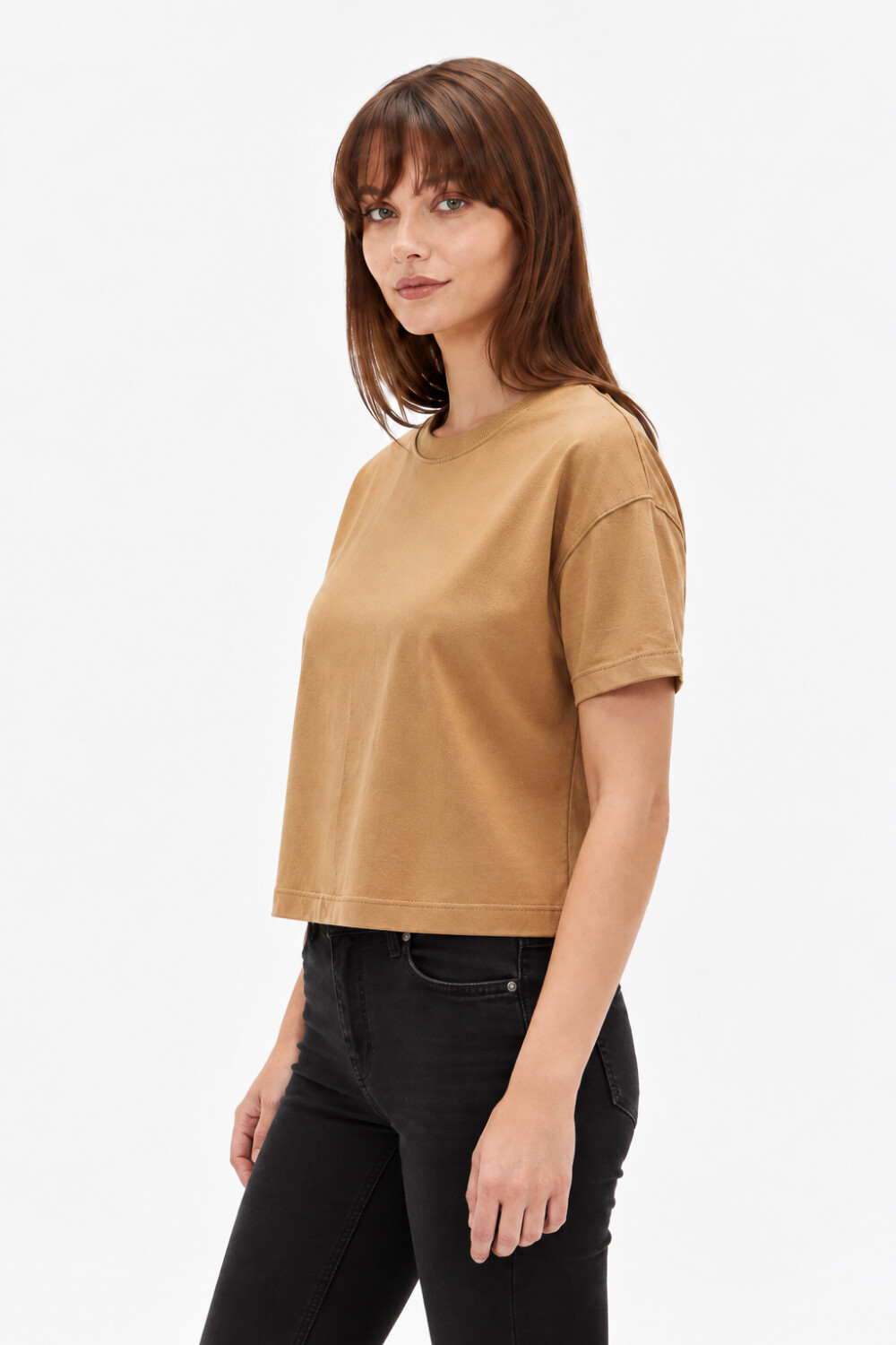 Remera Solisa Beige Oscuro