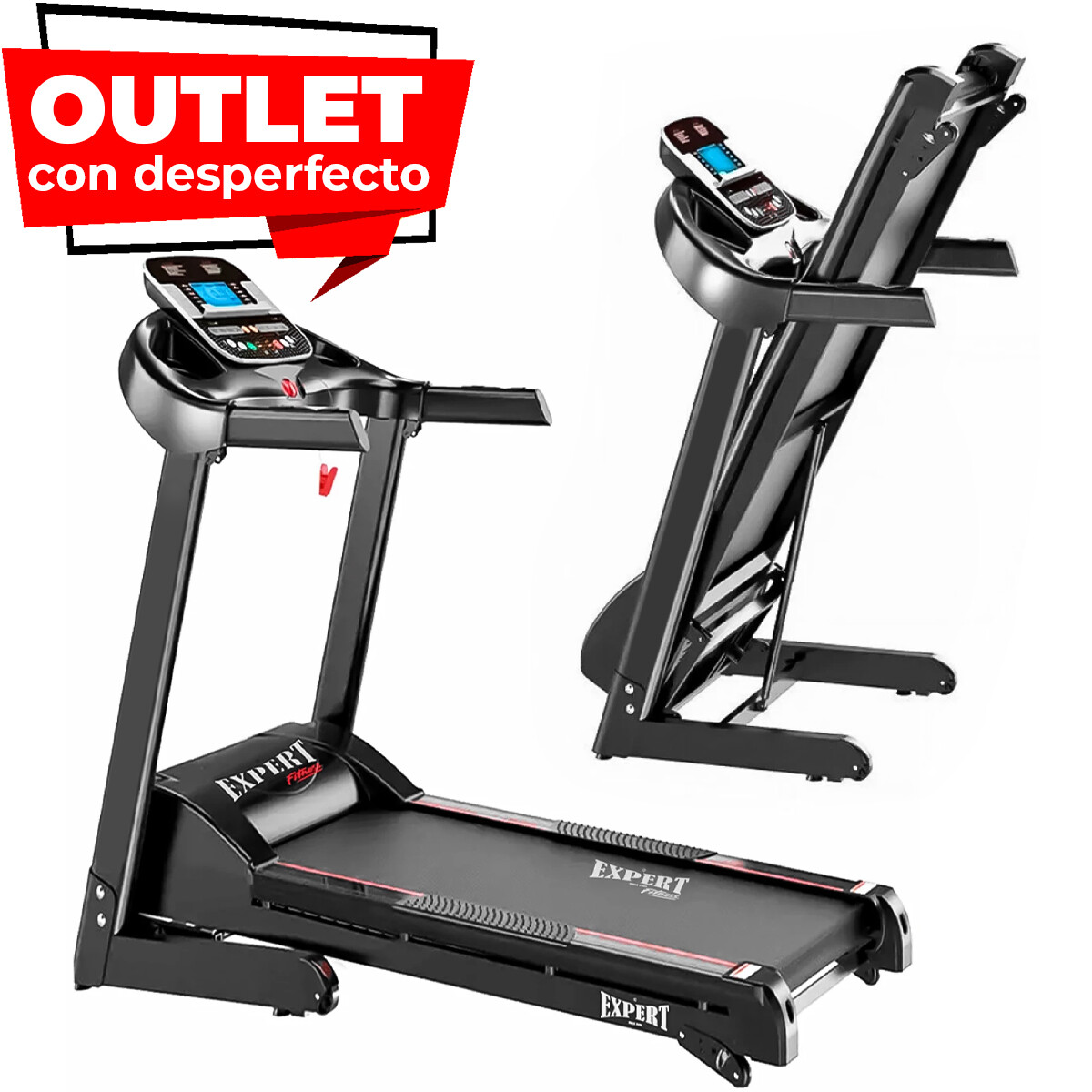 OUTLET - Caminador Expert Fitness Perseverance 3.0 HP C/ Pulsómetro 