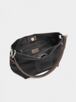 Bolso De Hombro De Nylon negro