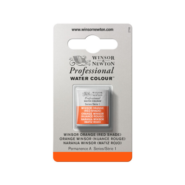 Acuarela profesiona Half Pan - Winsor & Newton Tono Naranja