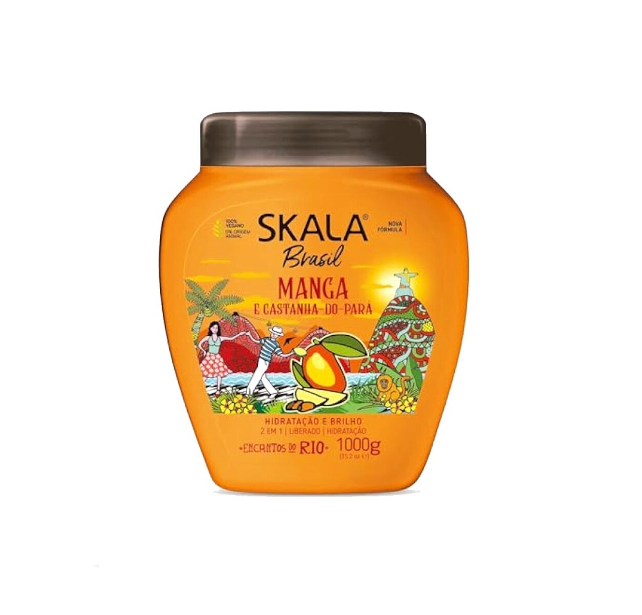 Crema tratamiento capilar Skala 1000g - Mango y castaña de Brasil 