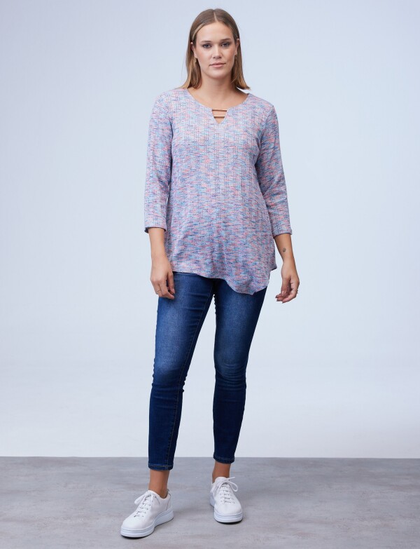 Blusa Asimetrica MULTI/ROSA
