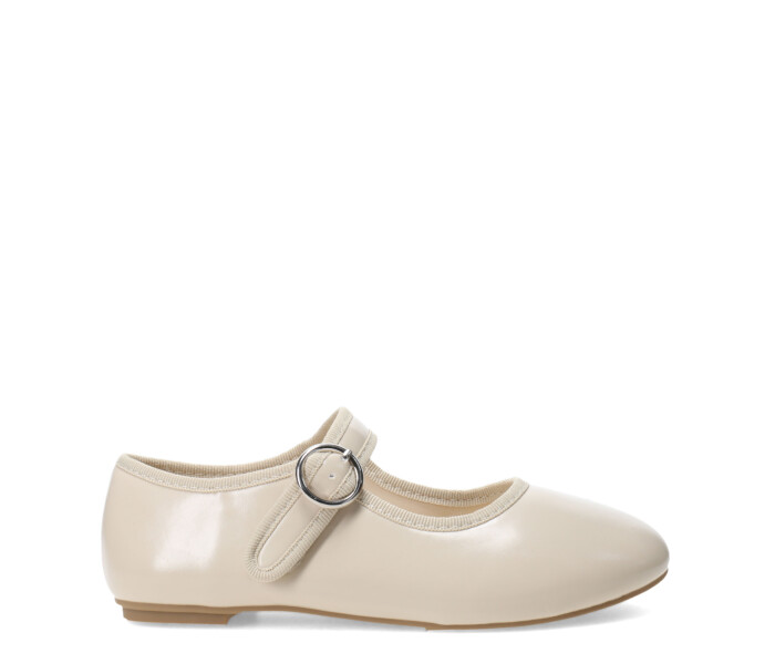 Ballerina ANIAK de terciopelo Beige PU