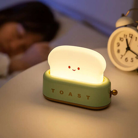 Lampara Veladora Diseño De Tostadora Verde